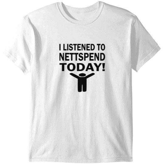 Discover I Listened To Nettspend Today Concert Tour Music T-Shirts