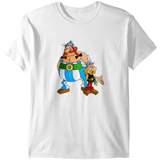 Discover Obelix Asterix comics fictional Character T-Shirts