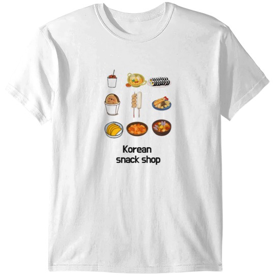 Discover Asian Korean snack shop T-Shirts