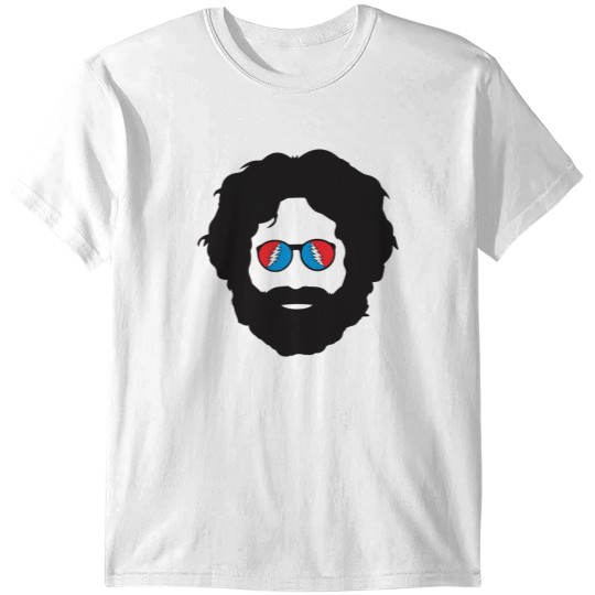 Discover Jerry Garcia Print T-Shirt