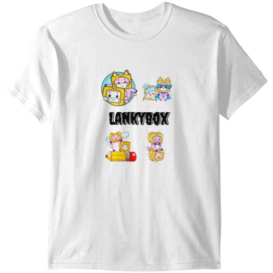 Discover Foxy and Boxy, Rocky - Lankybox T-Shirts