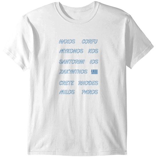 Discover TOP 10 GREEK ISLANDS TO VISIT 2 T-Shirts