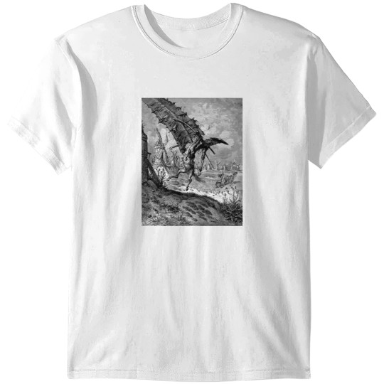 Discover Tilting at Windmills - Don Quixote - Gustave Dore T-Shirts