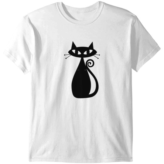 Discover Blacks Cat atomics in Blacks and White T-Shirts