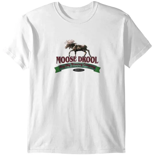 Discover Vintage Hoodies Moose Drool Brewing Co. Missoula Glacier Park Montana Print Cotton Hoodies size Adult S Deadstock T-Shirts