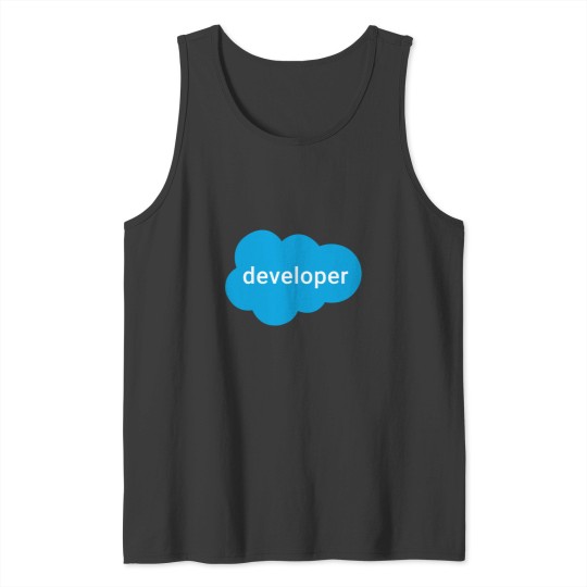 Discover Sales Developer Logo   Style Tank Tops
