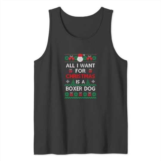 Discover Boxer Dog Cute boxer dog Tank Tops