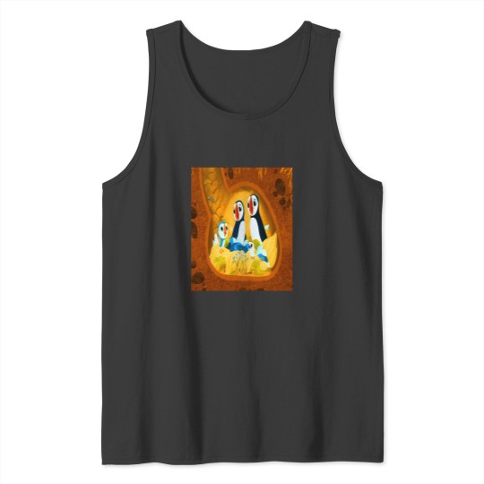 Discover puffin rock family puffin rock gift for fans Tank Tops