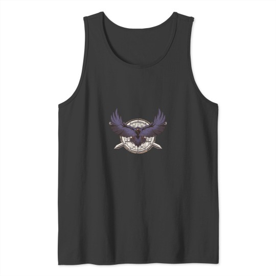 Discover Odins Raven Hugin Munin Viking Valhalla Tank Tops