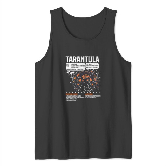 Discover Tarantula Spider Tarantula Fact Sheet Tank Tops
