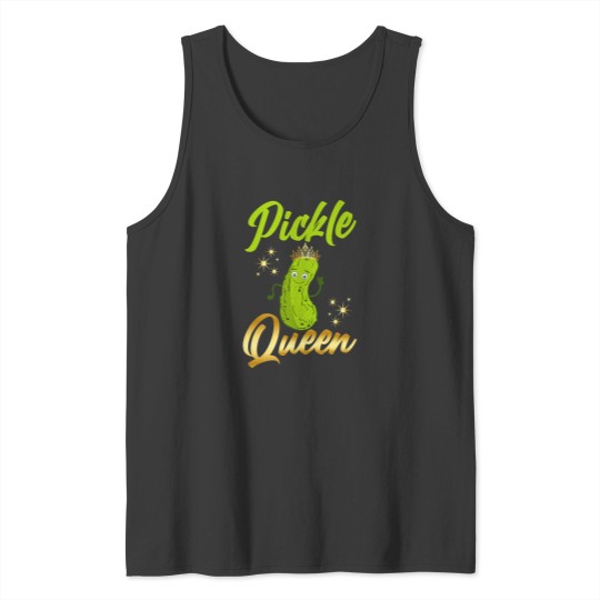 Discover Pickle Queen Cucumber Pickles Tank Tops