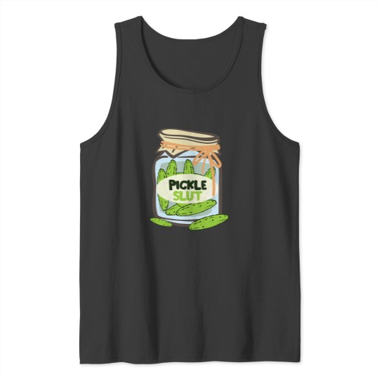 Discover PickleSlutA Girl Who Loves Pickles Canning Food Tank Tops