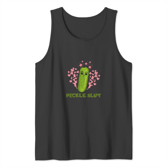 Discover PickleSlutCanning Food Lover Funny Pickle Tank Tops