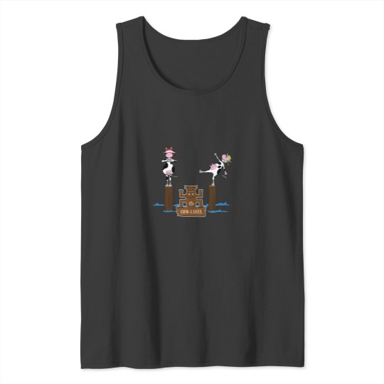 Discover Cow-Lanta, the pole test Tank Tops
