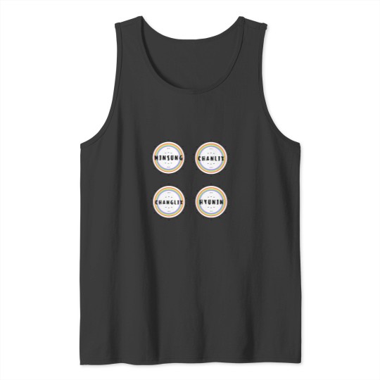 Discover Pack Stray Kids ships - Minsung, Changlix, Chanlix, Hyunin Tank Tops