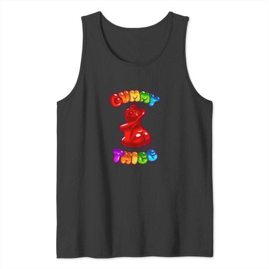 Discover Gummy Thicc ~ Gummy Bear with Big Butt Tank Tops
