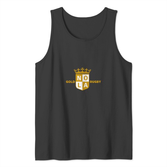 Discover NOLA Gold Rugby Tank Tops
