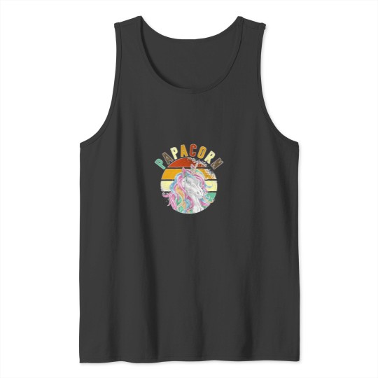 Discover Papacorn T-Shirt - Vintage Tshirt Tank Tops