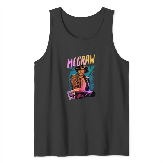 Discover Tim McGraw 2024 Tour Standing Room Only color Tank Tops