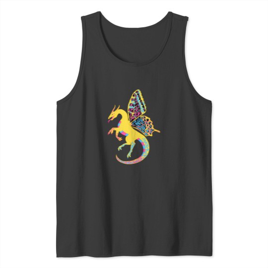 Discover Pansexual Pride Fae Dragon Tank Tops