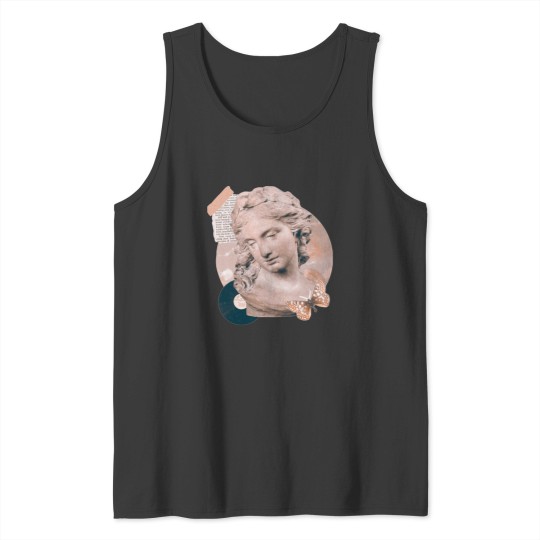 Discover you are my Venus dark academia collage Sticker Tank Tops