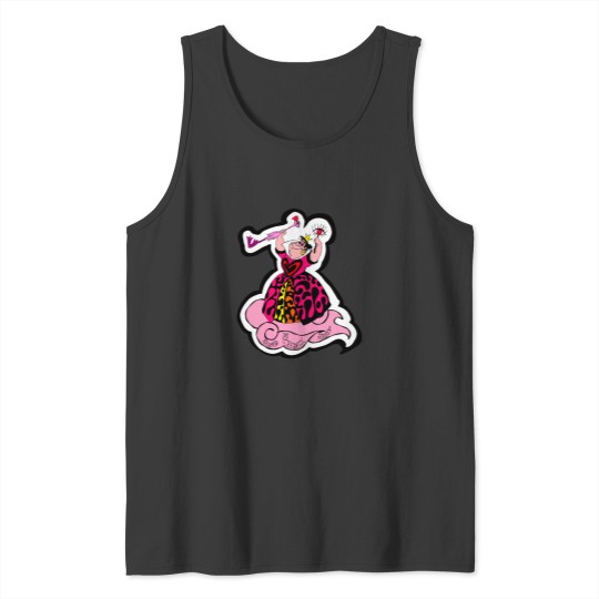 Discover Off With Their Heads! Multicolour Tank Tops