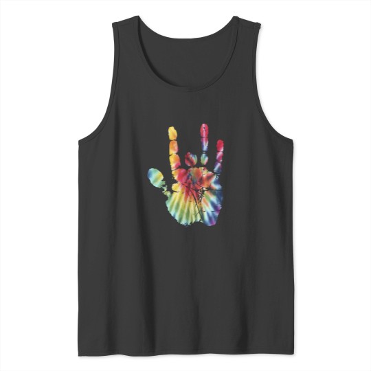 Discover Tie Dye Jerry Garcia Hand Beautiful. Tank Tops