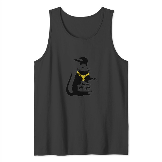 Discover Banksy Gangsta Rat Tank Tops