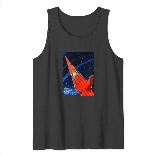 Discover vintage space poster [HQ-quality1 Tank Tops