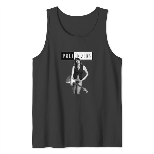 Discover Pretenders Chrissy Hynde Yes I'm Old But I Saw John Folk On Stage White Tank Tops