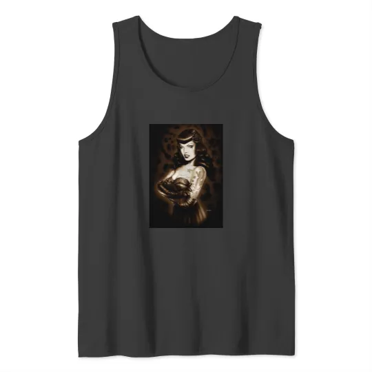Discover Bettie Page Tattooed Tank Tops