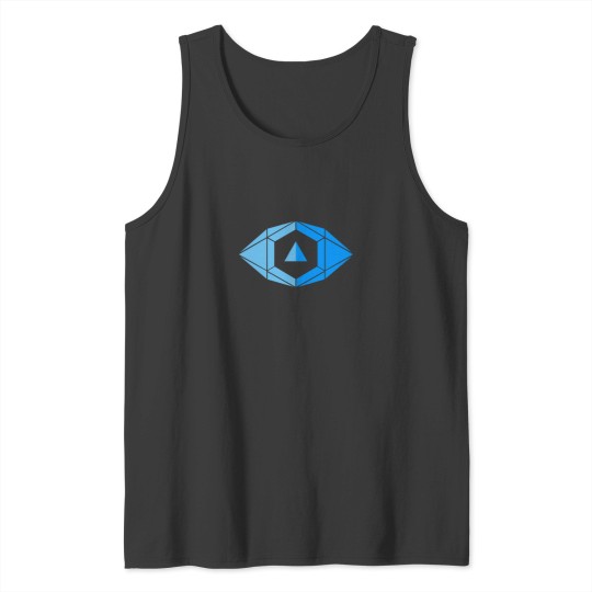 Discover Focus Logo  Horizon Zero Dawn Symbol  Blue Logo  .png Tank Tops