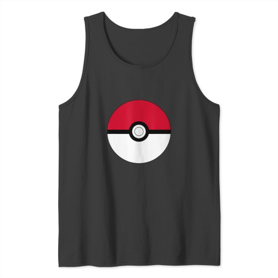 Discover pokã©mon pokã© ball vintage red white logo Tank Tops