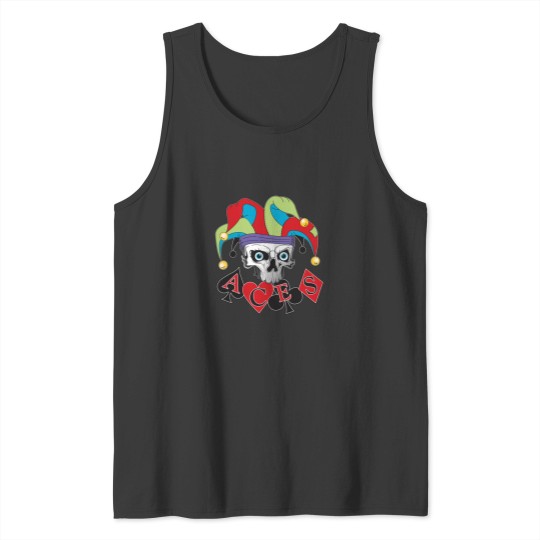 Discover Aces Tank Tops - Black - XL - adult - male, GiftAces Tank Tops - Black - XL - adult - male