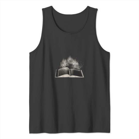 Discover book black and white Tank Tops