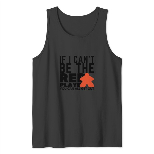Discover Board Game Red Player Art Tank Tops