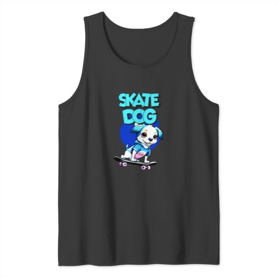 Discover Skate Dog Tank Tops