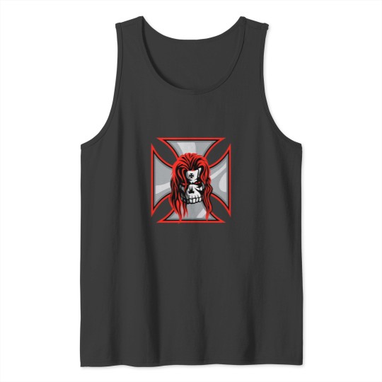 Discover Triple H Skull Cross Logo(1) Tank Tops