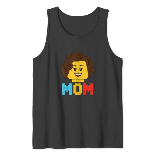 Discover building bricks blocks mom builder matching family Tank Tops