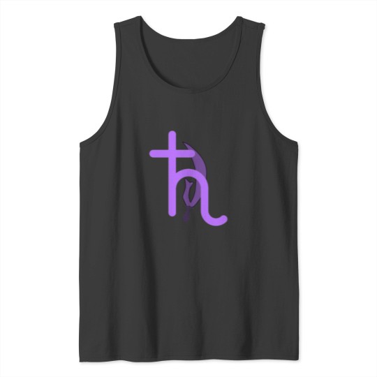 Discover Sailor Saturn Symbol Tank Tops