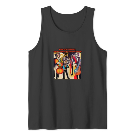Discover Music Therapy Band Support Group Tank Top