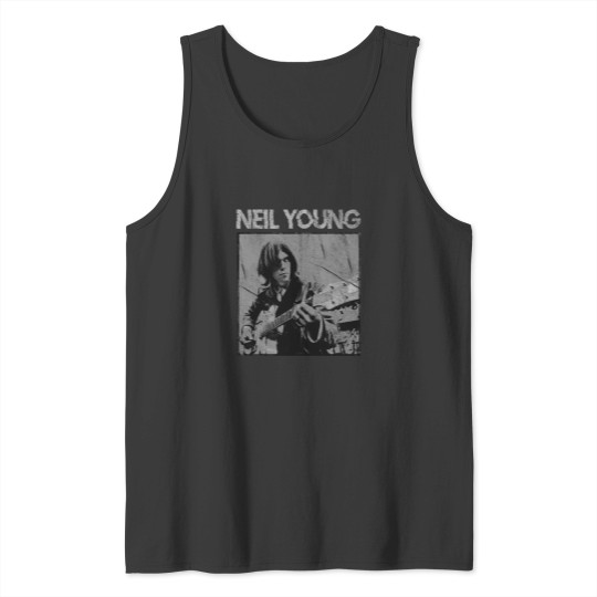 Discover Neil Young Black - Vintage Tank Tops