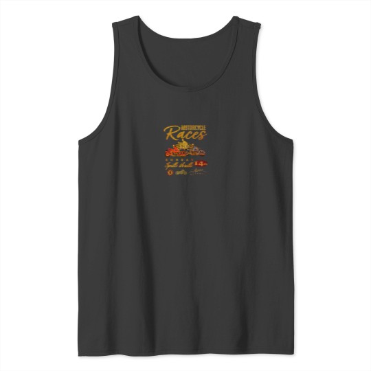 Discover Vintage Motorcycle Races Tank Tops