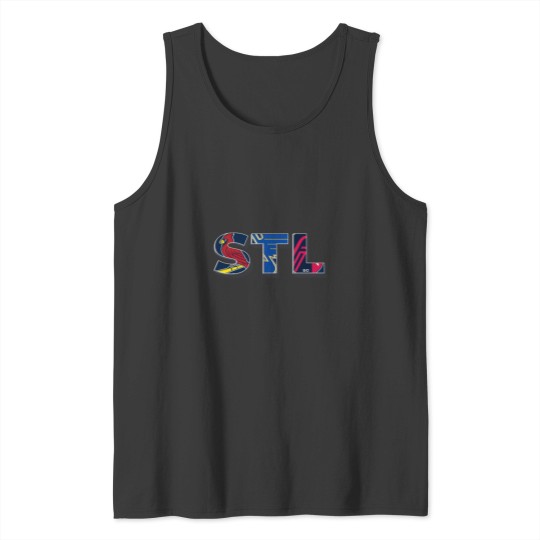 Discover St. Louis Sports Teams STL Design Tank Tops