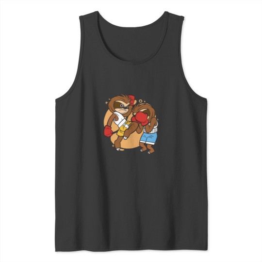 Discover Cute Muay Thai Sloth Fighters 2Thai Boxing and Kickboxing Tank Tops