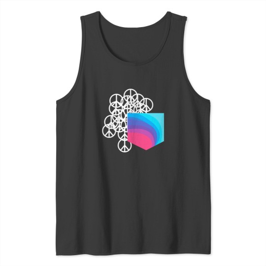 Discover Peace Pocket Tank Tops