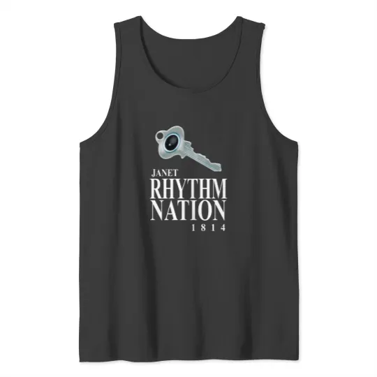 Discover Rhythm Nation 1814 - key earring - (Janet Jackson) (1) Tank Tops