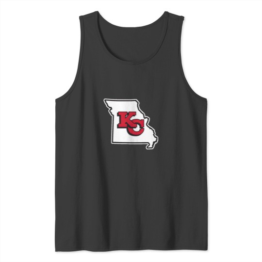 Discover Kansass City Map Tank Tops