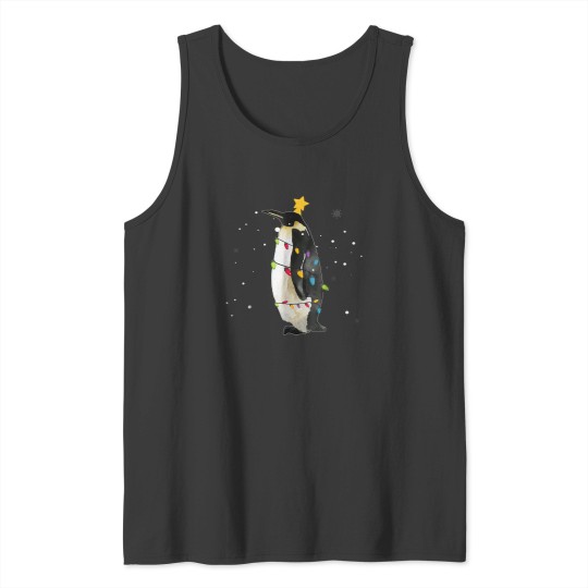 Discover Penguin Funny Penguin Christmas Lights for Men Women 100 Tank Tops