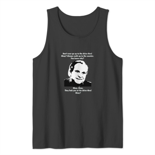 Discover Leo Getz drive thru Tank Tops
